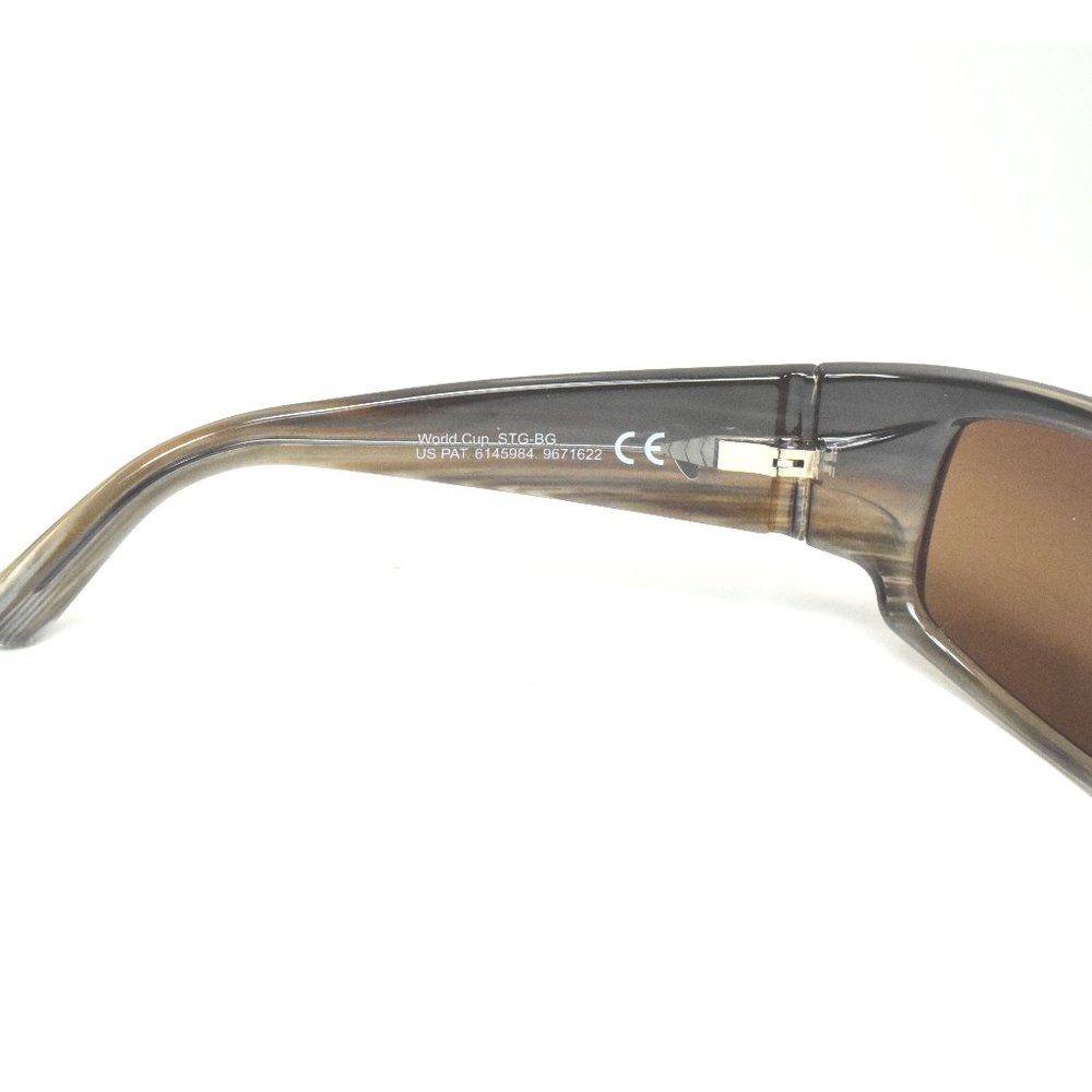Maui Jim WORLD CUP MJ266-01 Chocolate Stripe Fade / HCL® Bronze Polarized - Picture 6 of 6